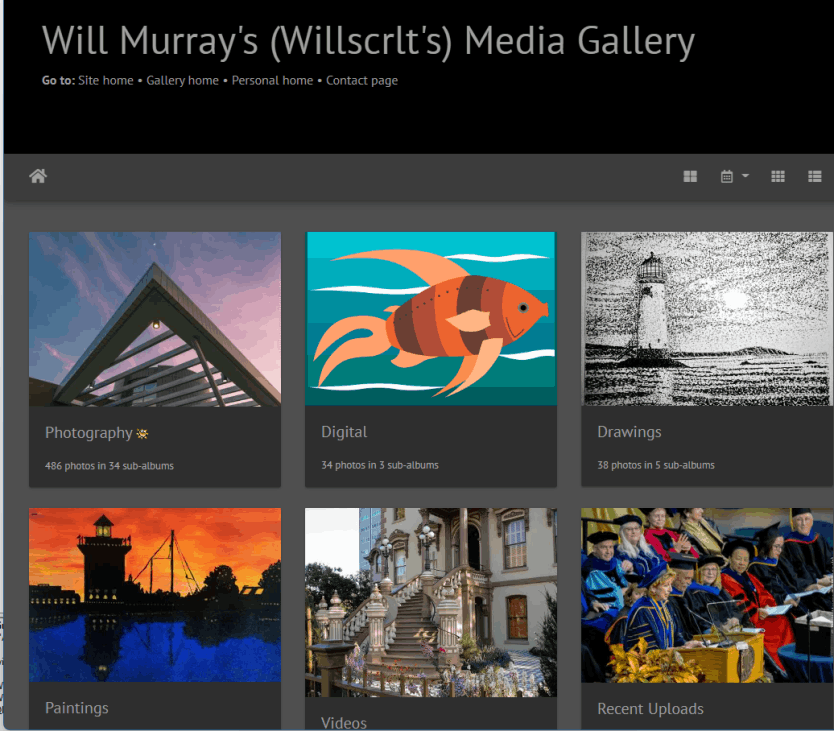 Screenshot of WillMurrayMedia.com website